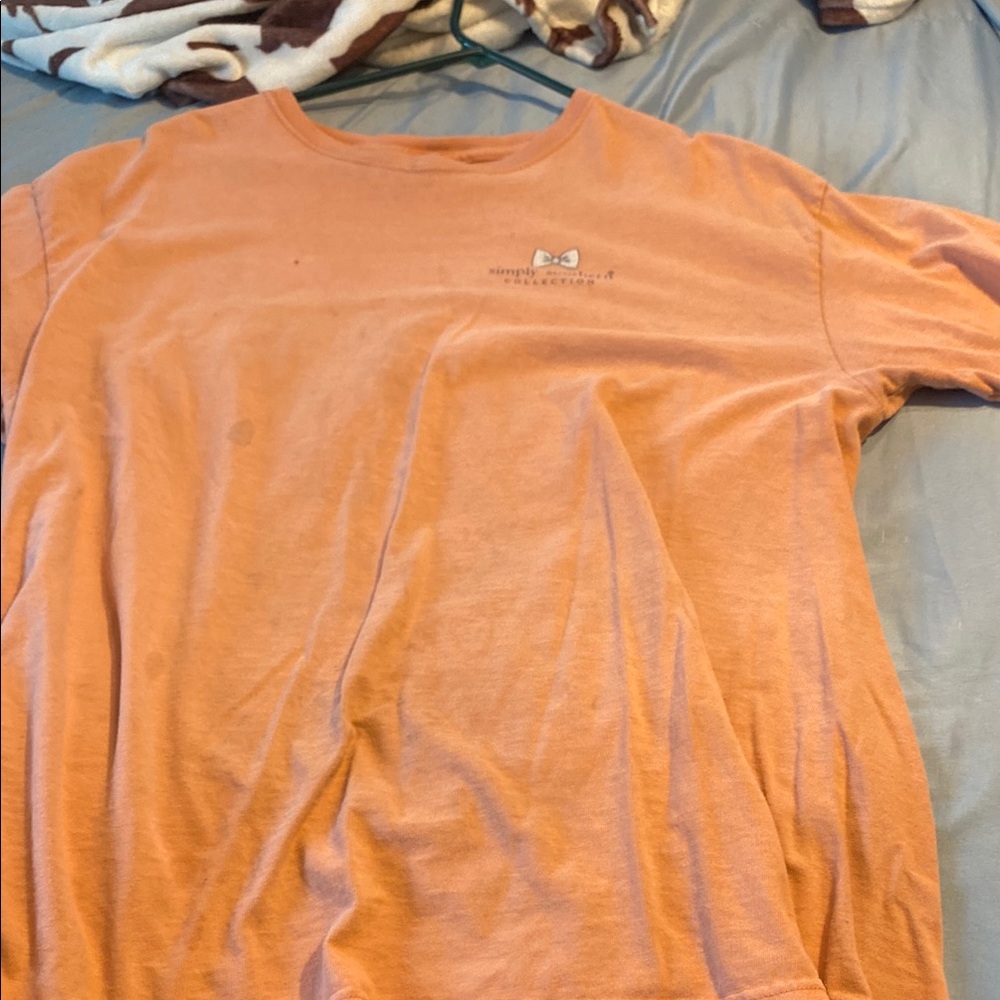 Simply Southern Peach Short Sleeve Tee